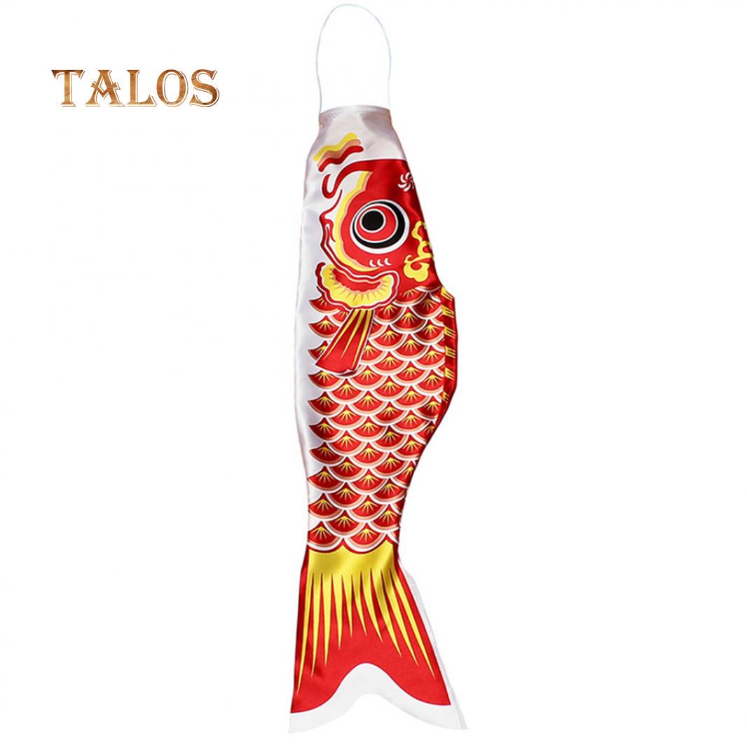 

100/70/55/40 см японский стример с карпом коинобори, флаг, детский день, ветроуказатель, спорт 100cm красный