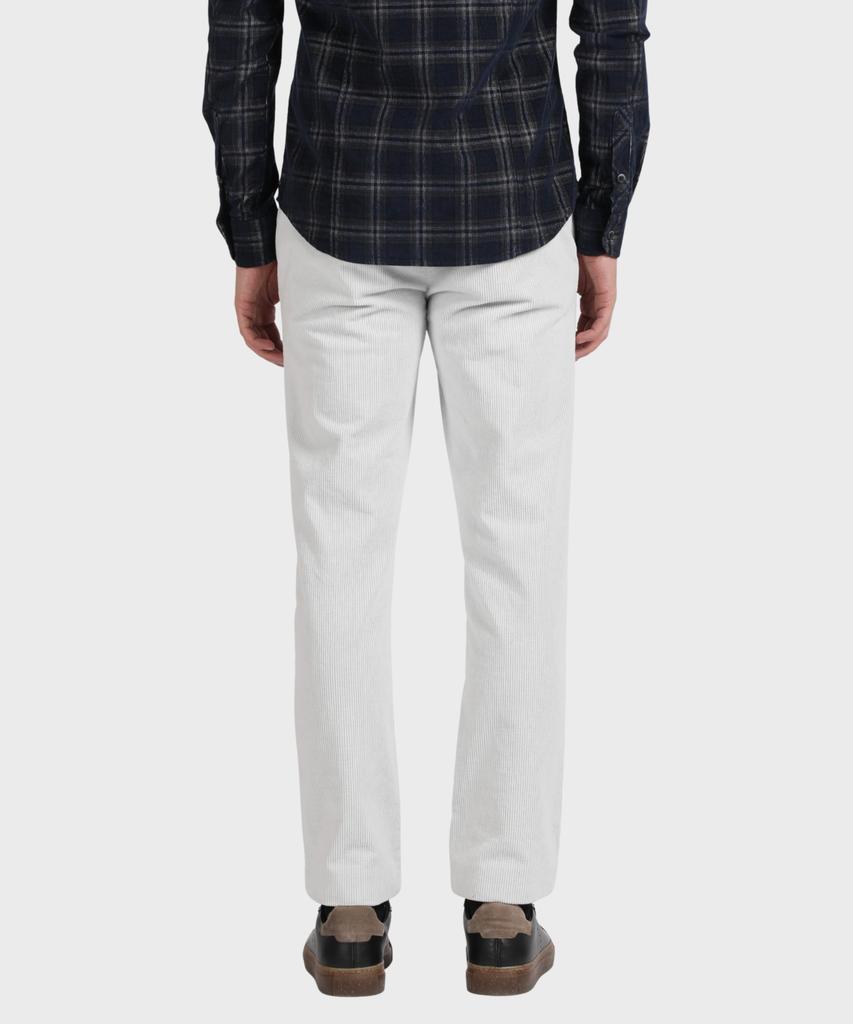 PANICALE Grey Regular Fit Corduroy Pants