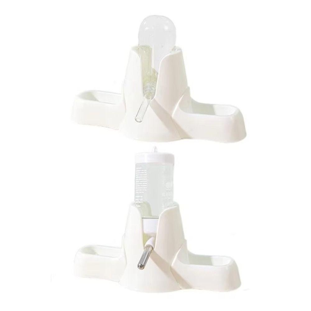 Large Capacity Automatic Feeder with Stand Holder Pet Eating Utensils Hamster Water Dispenser