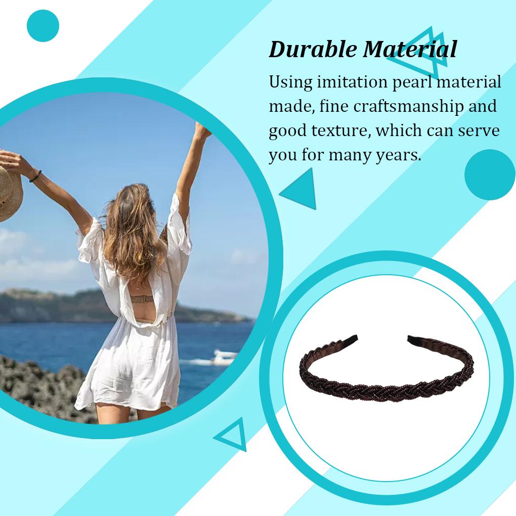 Hair Accessories Handmade Style Women Headband Simple Styling Matching Adjustable Hairband for Children Students Teens
