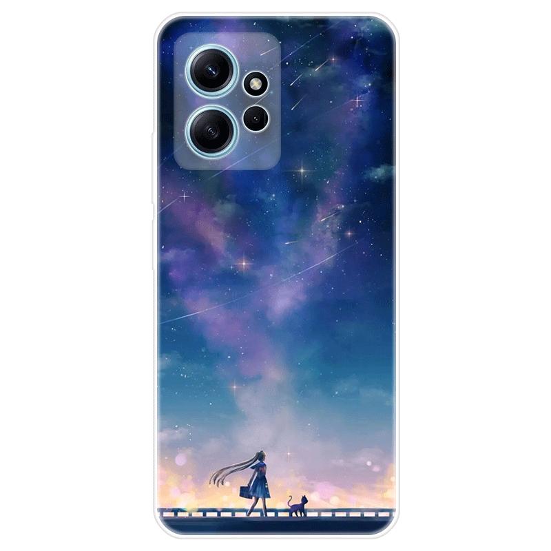 Per Xiaomi Redmi Note 12 Note12 4G Custodia morbida in silicone Cover posteriore Cartoon Phone Case Diversificazione