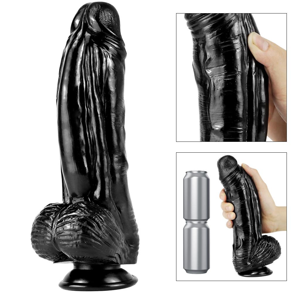 Dildo mare realist Dildo anal uriaș Masturbare pentru adulți Jucării sexuale Ventuză Pene mare 26CM 24CM 21CM