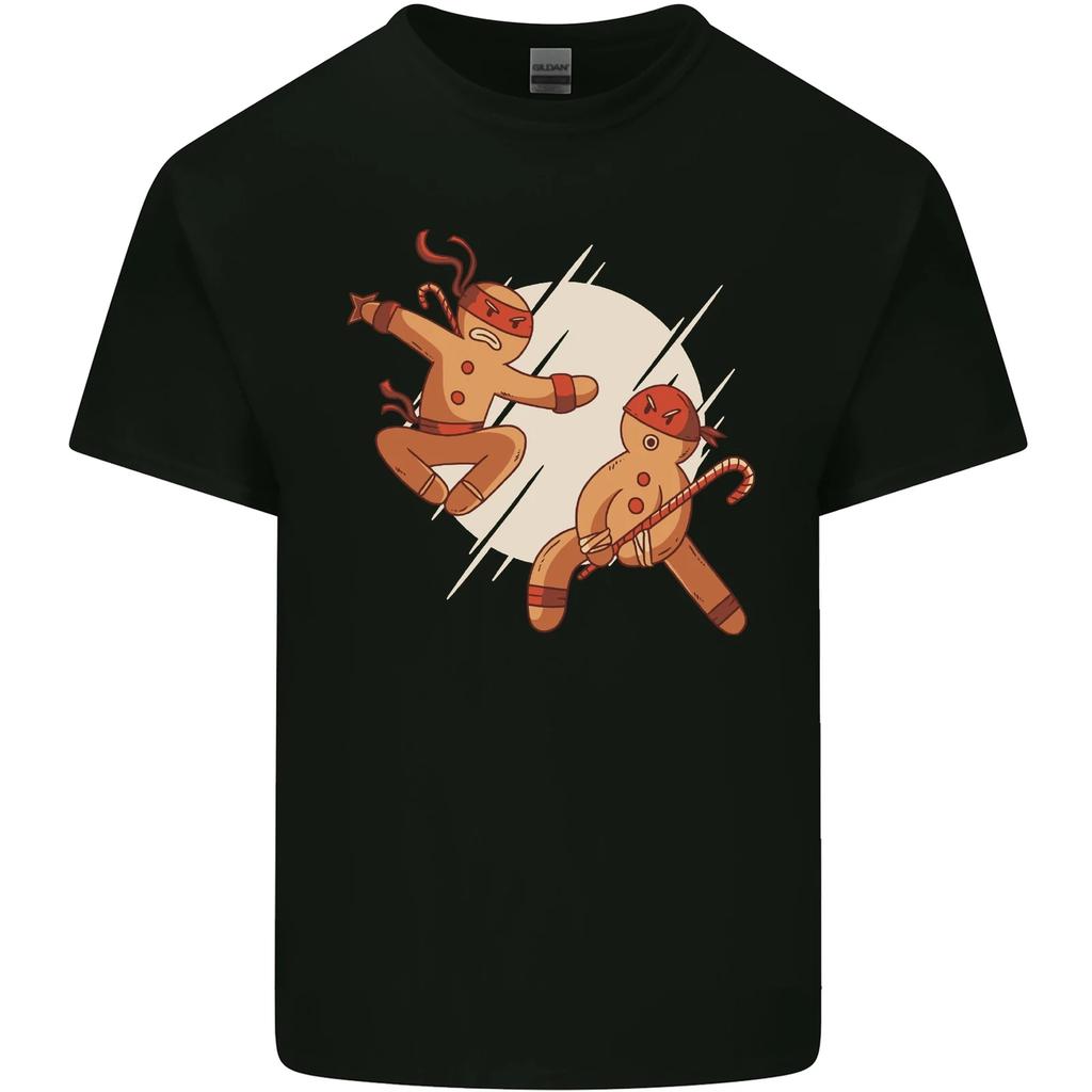 Ninjabread Men Funny Food Gym MMA Kids T-Shirt Childrens