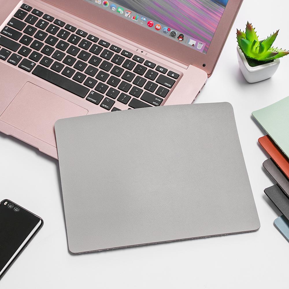 1pc Universal Comfortable Waterproof Computer Desk Cushion Mouse Pad Mice Mat Anti-slip Leather