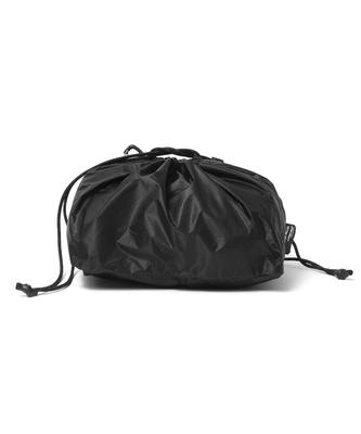 Gordon Miller Cordura Ripstop Nylon Personal Effects Bag, 8L, Highly Water-Resistant, Ultra-Lightweight, with Carabiner, Black, 01813381