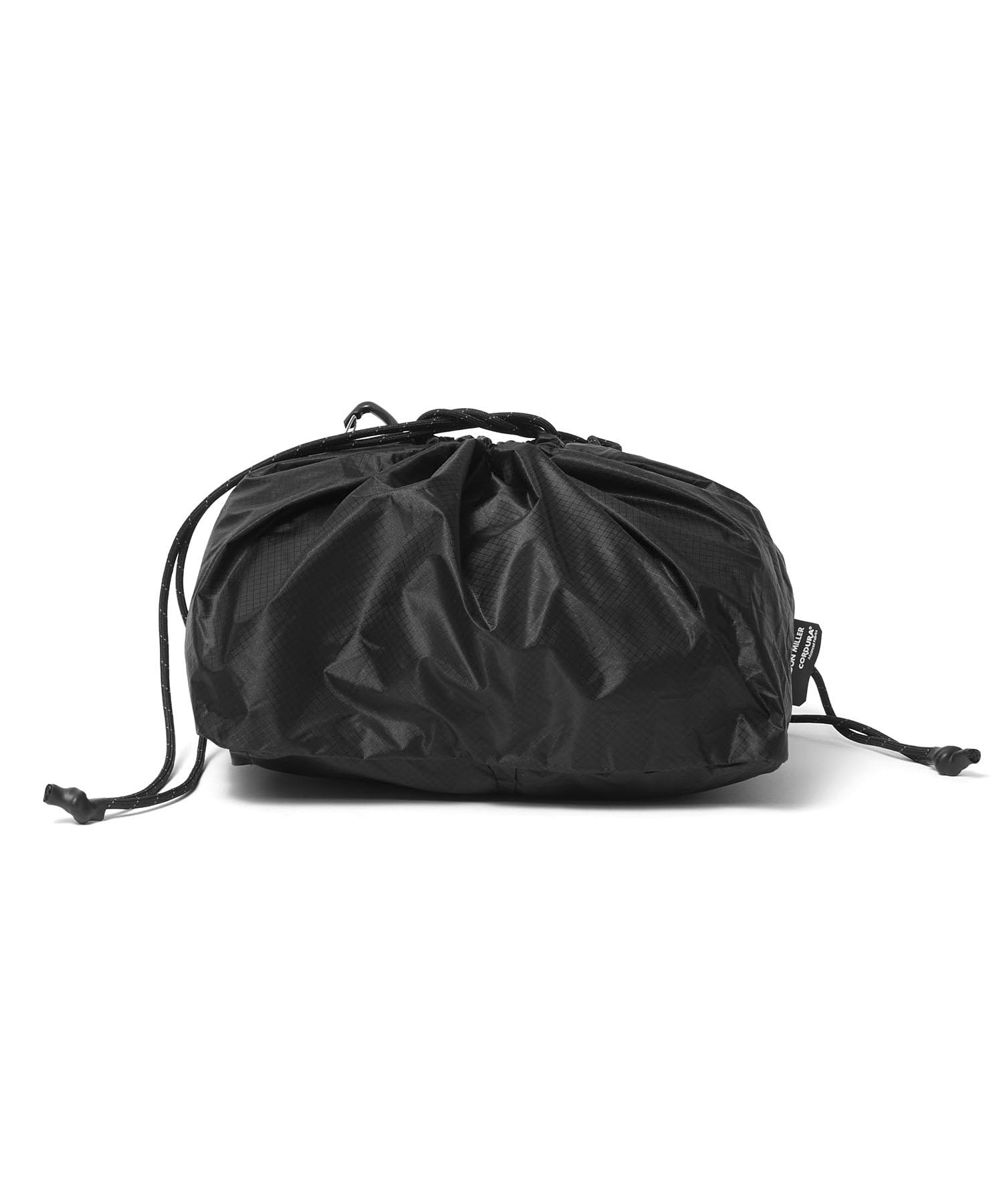 Сумка для личных вещей Gordon Miller Cordura Ripstop Nylon, 4 л, Высоко водостойкая, Сверхлегкая, с карабином, Черная, 01813379