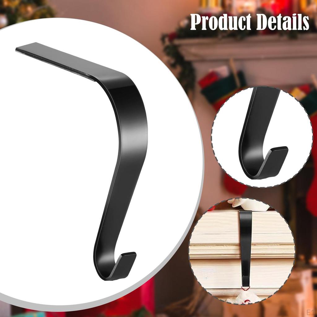 4 Pieces Christmas Stocking Holder Decorative Multi Uses Lightweight Party Supply Ornament Mantle
