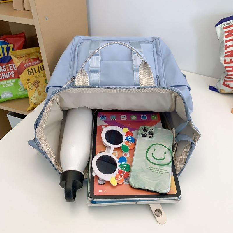 Mochila Escolar para Estudiante de Estilo Coreano para Mujer Bolsos de Mano Versátiles Japoneses Mochila de Viaje de Gran Capacidad