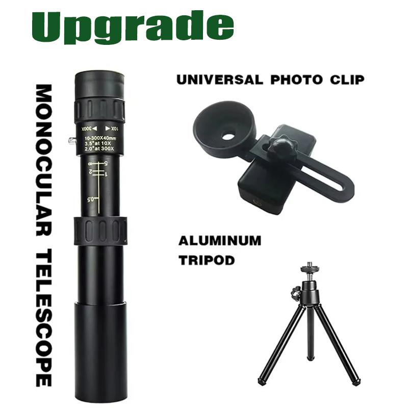 

10-300x40 Зум Телескоп HD Портативний Міцний Бінокль Далекобійний Професійний Монокуляр Нічного Бачення Для Полювання