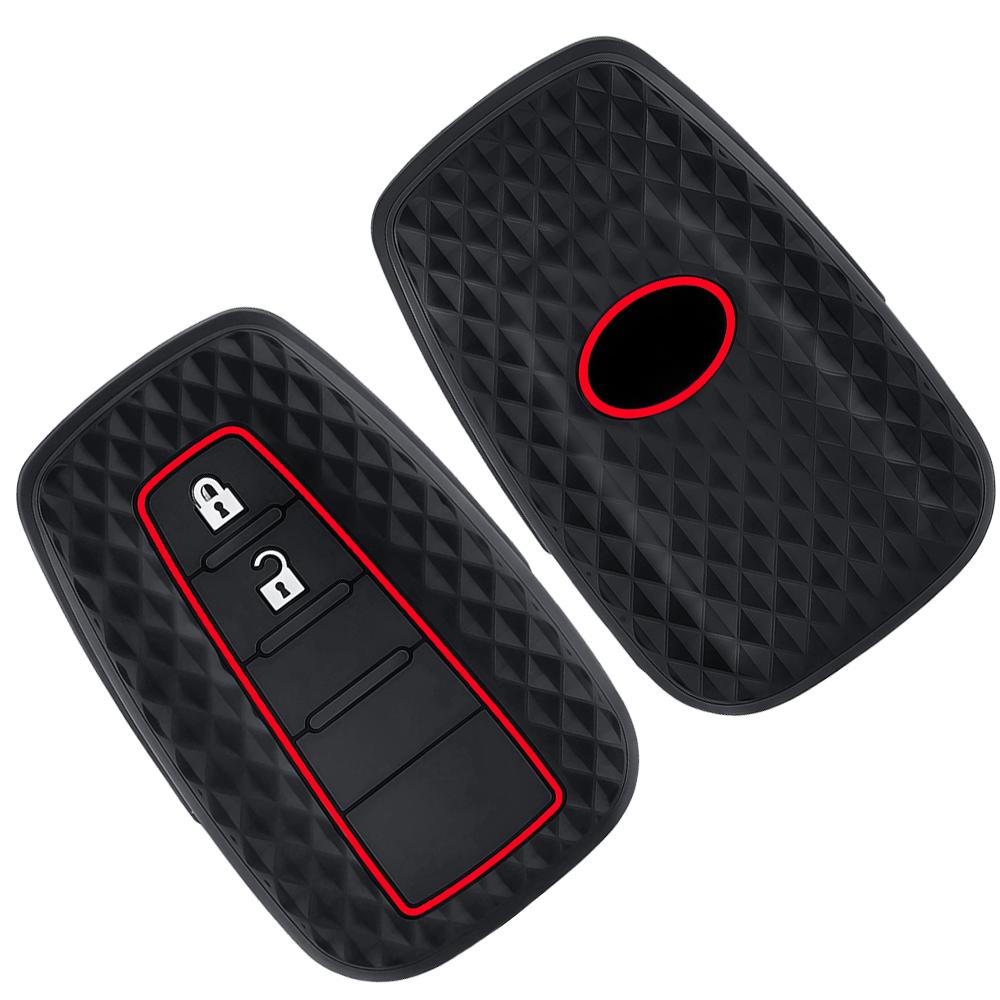 Silicone Car Key Case Cover Shell Fob For Toyota Prius Camry Corolla C-Hr Chr Rav4 Prado Accessories