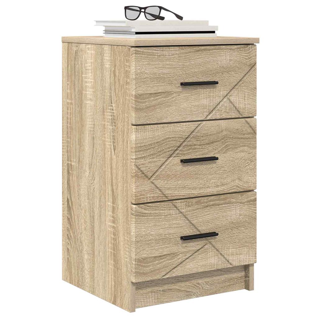 Nightstand Sonoma Oak 38 x 38 x 66 cm Particleboard