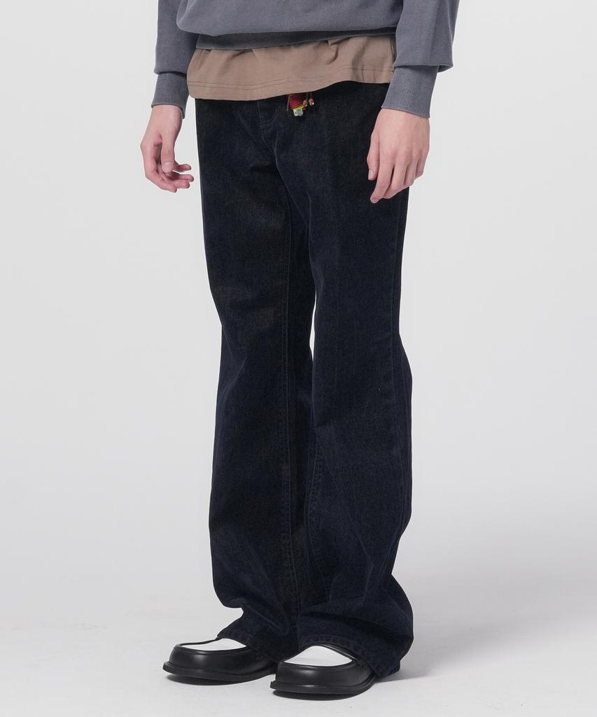 Honguseong Velvet Denim Bootcut_Dark Indigo