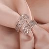 Cazador Stainless Steel Adjustable Heart Rings for Women Finger Rings Cute Jewelry Party Wedding Gift Wholesale 2026 New