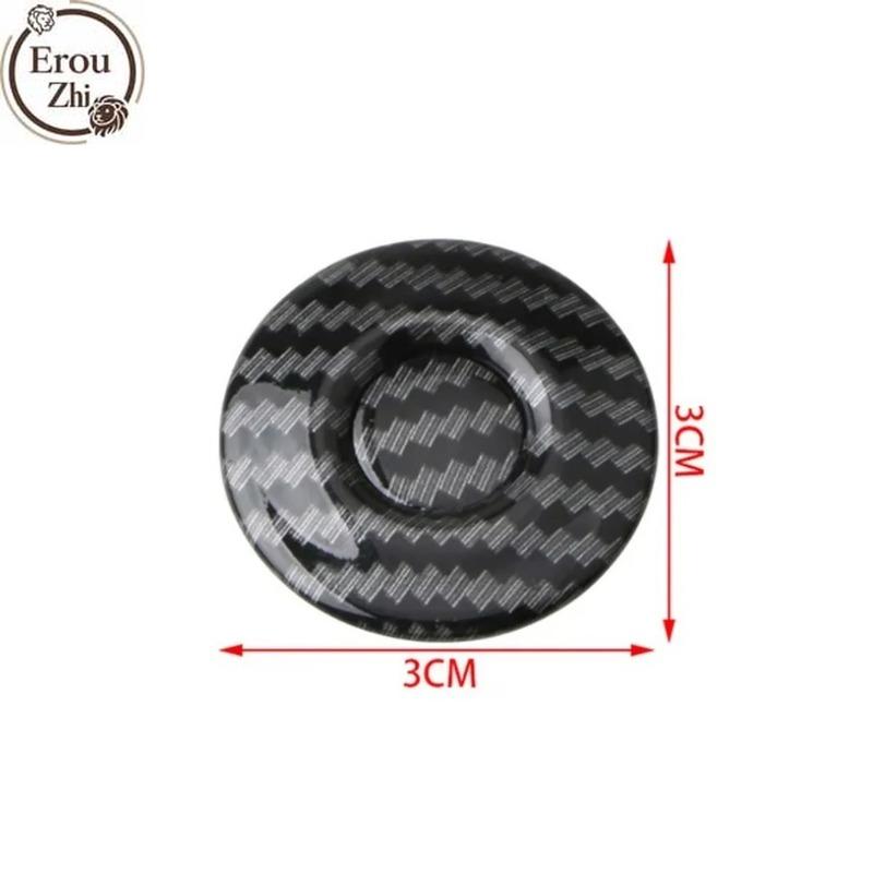 2x Carbon FiberLOOK Push Button Quick Release Hood Bonnet P Lock Clip Car Bumper Latch Kit NEW