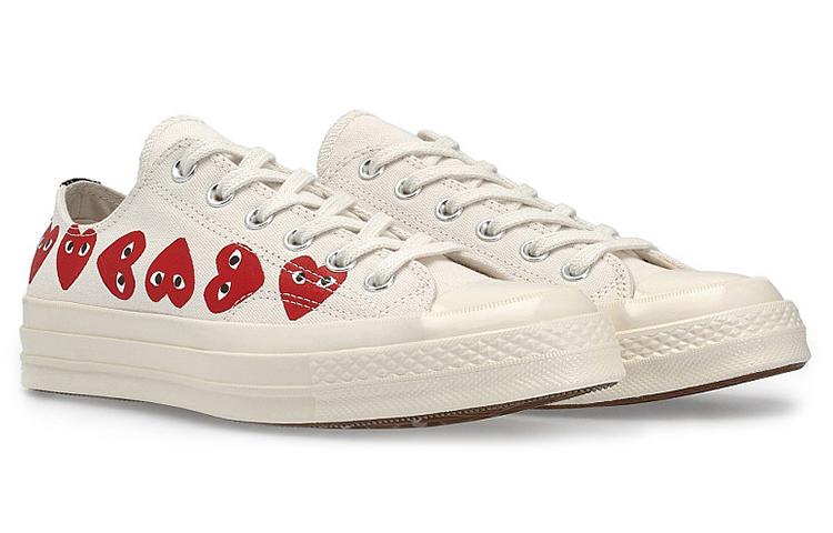 Converse Comme des Garçons Play x Converse Chuck 70 Low Top 'Multi Heart' 162975C