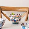 Vintage Polish Rice Bowls - 4pcs Set, Hand-Painted Ceramic for Soup, Salad, Yogurt