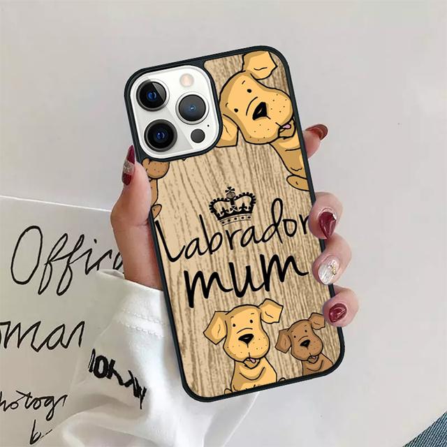 Labrador collage Cute Puppy Print Phone Case Cover For iPhone 17 Air 15 16e 14 13 12 Pro Max 11 Pro Max Plus Coque