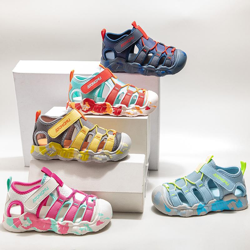 New Summer Girls Beach Shoes Outdoor Hiking Shoes Boys and Girls Sports Sandals
