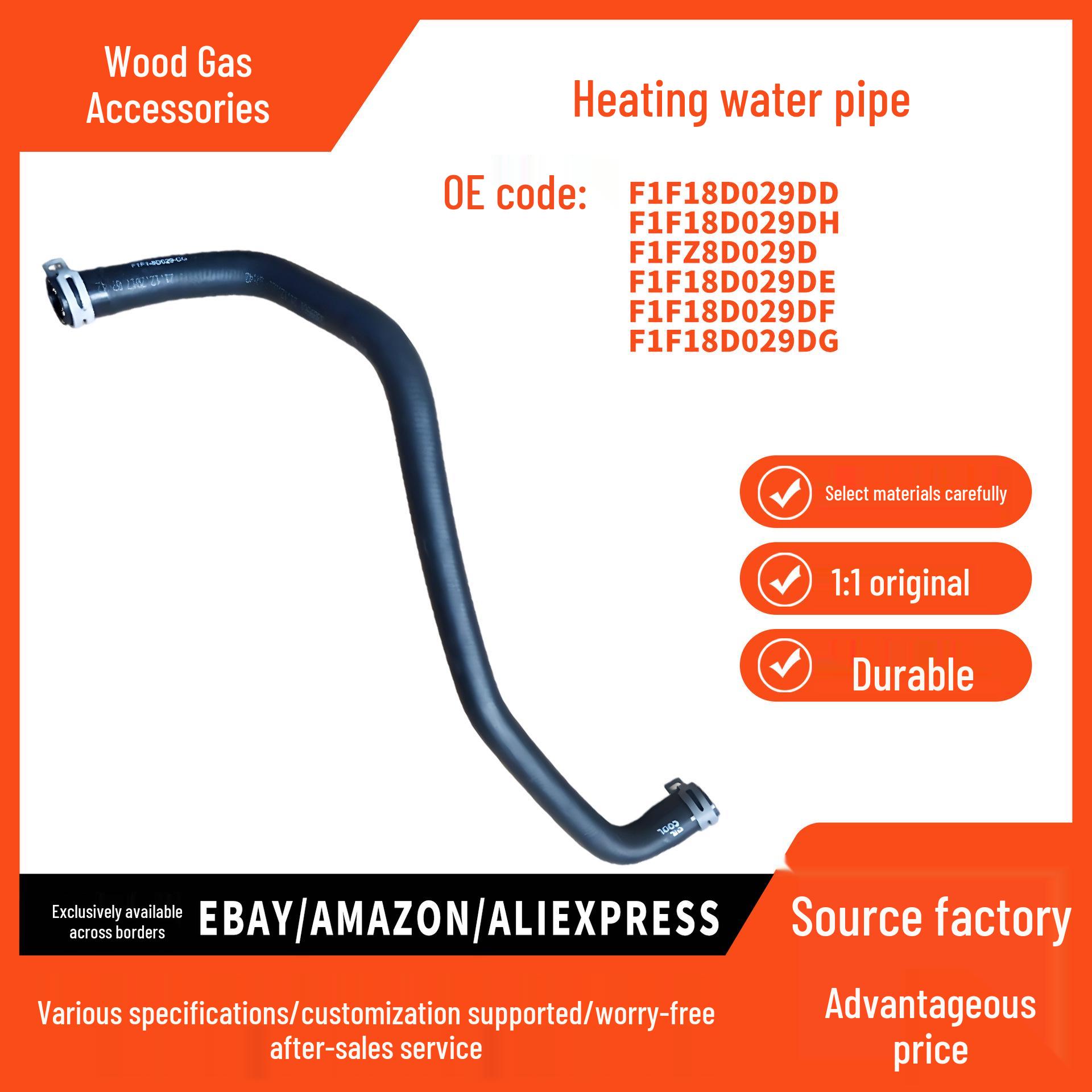 

Radiator Inlet Hose: Fits Ford Focus 2015 & Kuga 2013, 1.5 Heater Water Hose Pokess