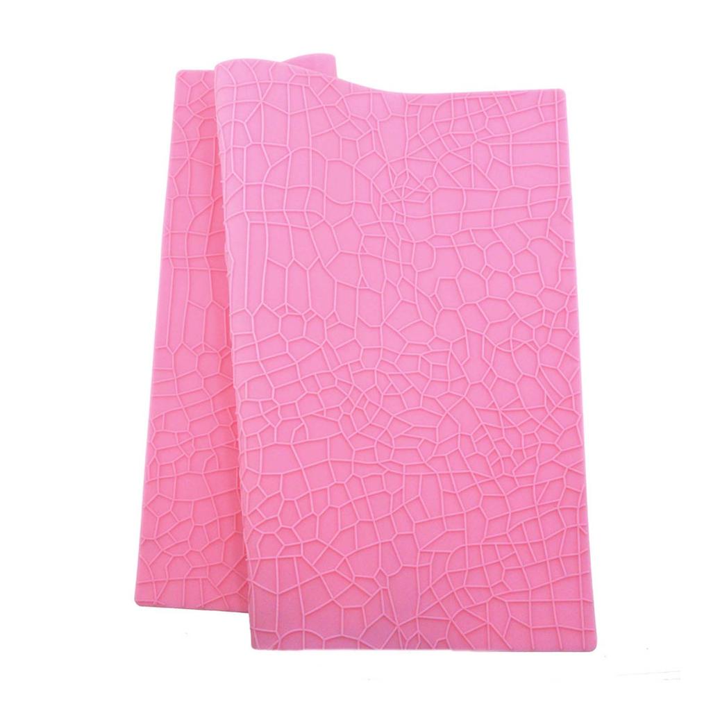 Large Tree Bark Texture Silicone Mould Texture Cake Decorating Silicone Mold for Cupcake Wedding Cake Decoration