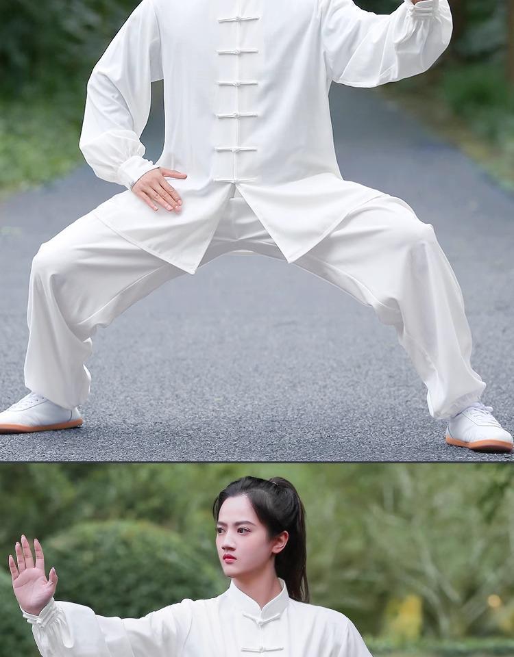 Liwu 2024 Cotton Linen Tai Chi Suit: Unisex Chinese-Style Martial Arts Wear for Spring/Autumn