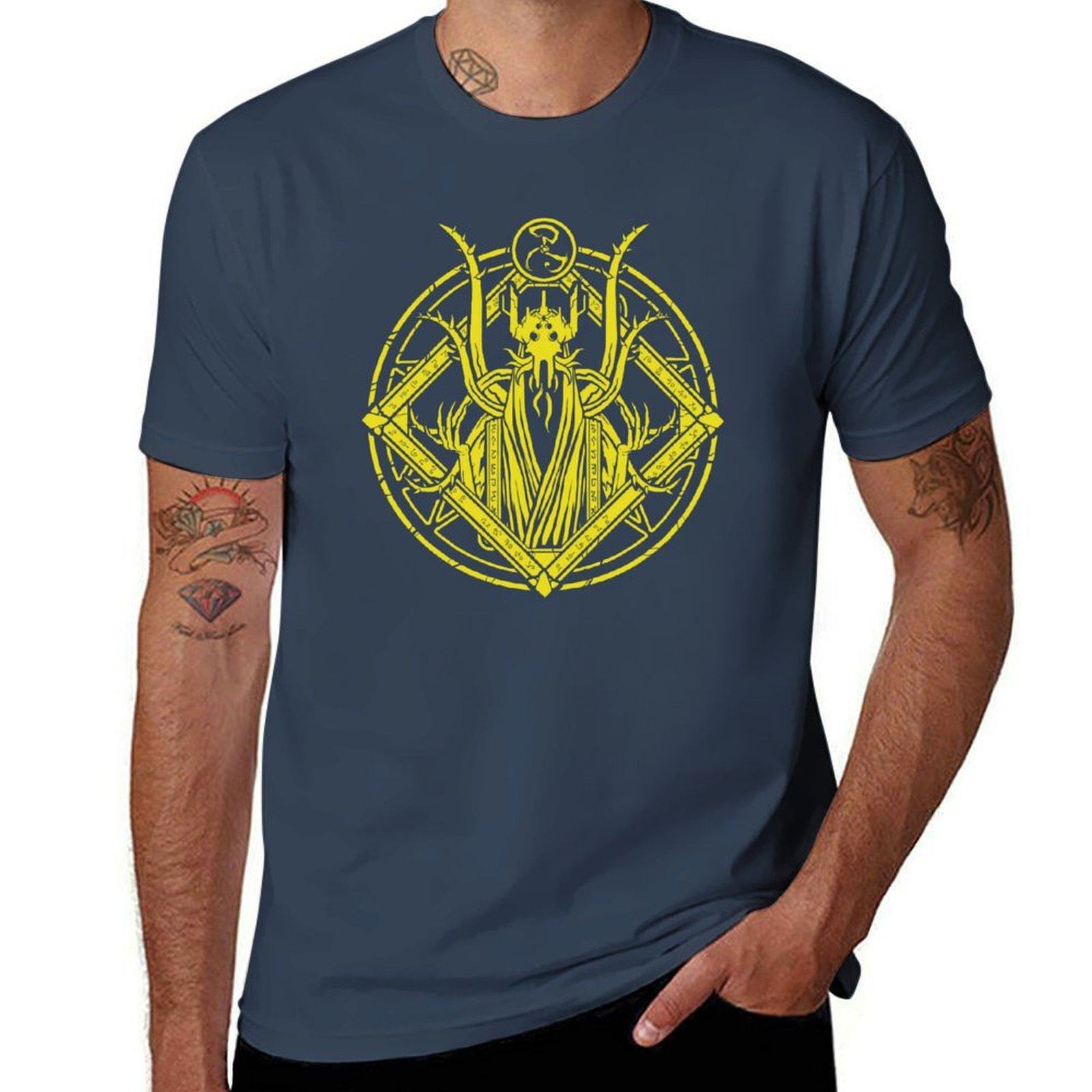 The King In Yellow Hastur Circle Design Tshirt Lightweight Casual Summer Tshirt S