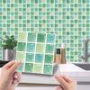 10 pezzi Adesivi per piastrelle in gel per cucina e bagno Adesivi per mosaico autoadesivi Carta da parati in mattoni di vetro creativi