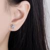 925 Sterling Silver Red Eye Crystal Dragon Stud Earrings For Women Luxury Designer Jewelry Best Selling Offers