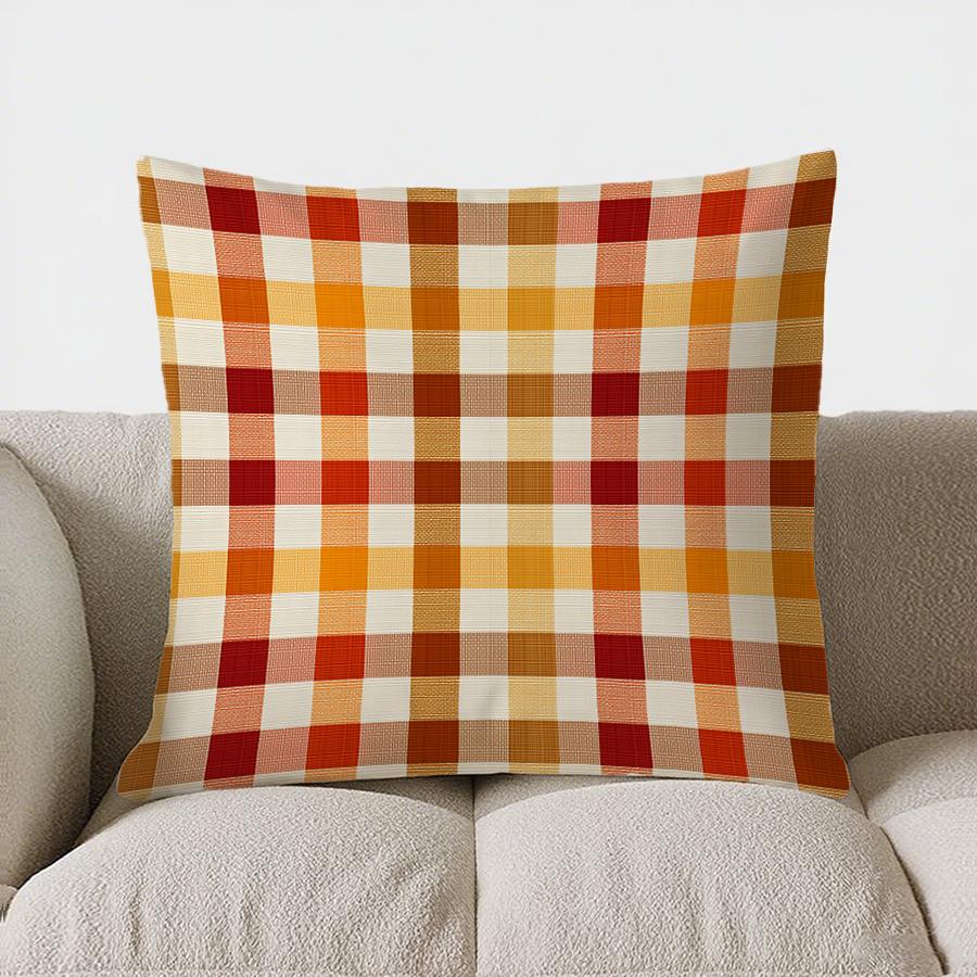 Christmas Holly Ball Pattern Throw Pillow Cover With Short Plush Print Living Room Sofa Decoration Cushion Cover Pillow Covers