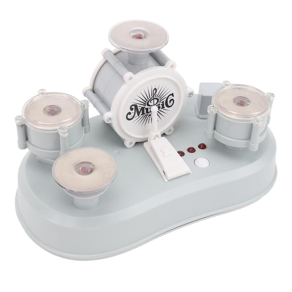 Finger Touch Drum Early Educational Simulation Electronic Tiny Desktop Finger Drum with Sound Light