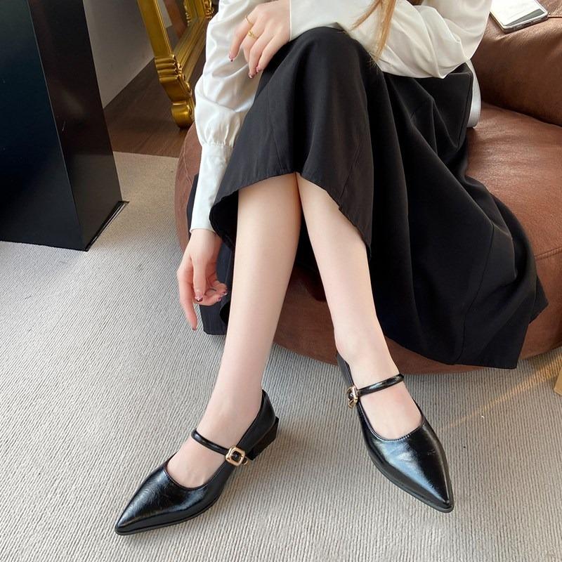 

Fashion Ladies 2025 New Spring Fashion New High Heels Pointed High Heels Party Women s High Heels 35 чёрный