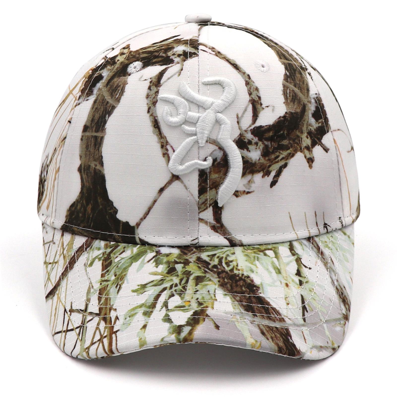 Browning Camouflage Baseballkappe - Unisex Outdoor Sonnenschutzhut Adjustable gray