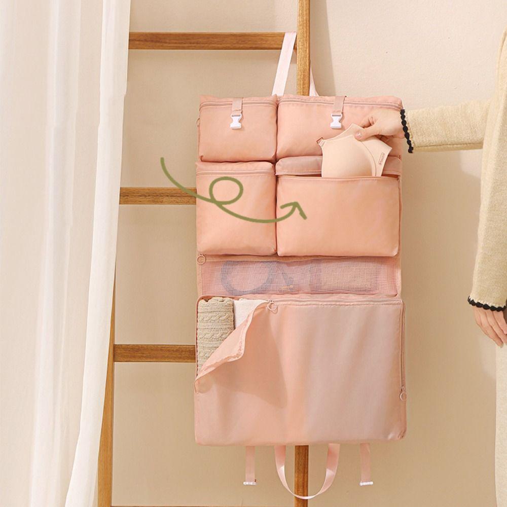 6 in 1/8 in 1 Luggage Storage Bag Multi Pockets Foldable Storage Bag  Clothing Organization