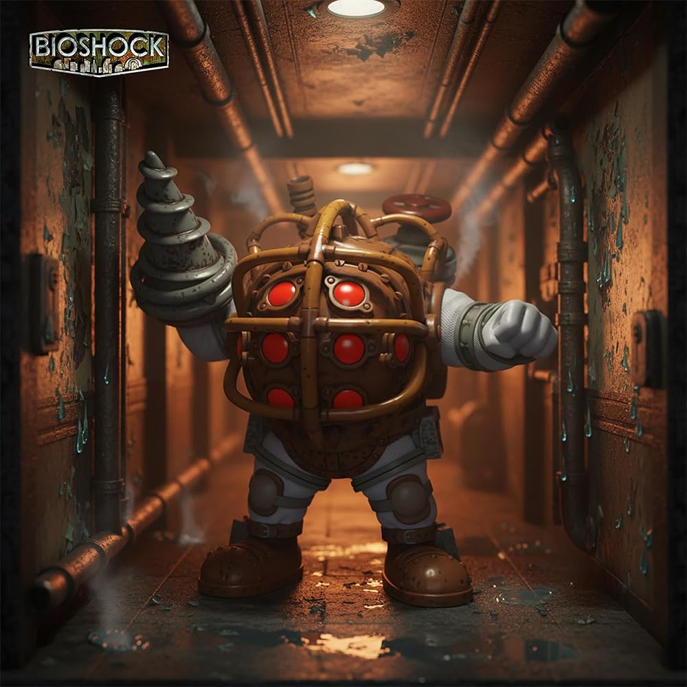 Funko Pop! BioShock Bouncer Big Daddy Vinyl Figure Collectible Toy for Kids and Adults Video Game Fans
