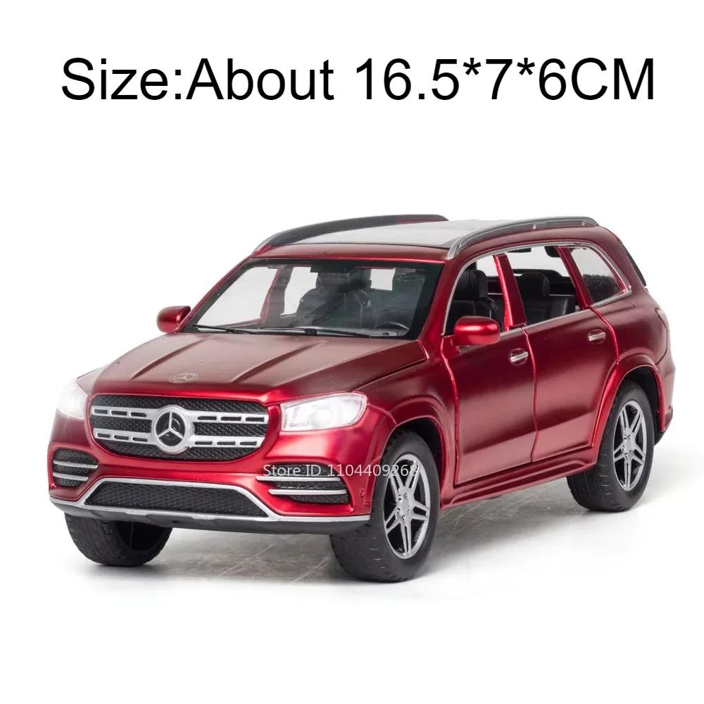 1:32er Maßstab GLS580 G65 SUV Automodell Spielzeug Die-Cast Metall Simulation Sound Licht Pull-Back Fahrzeugmodelle Sammlung Beste Geschenke