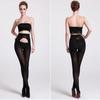 Step On Foot Women Leggings High Waist Plus Size Leggings Sexy Open Crotch Pantyhose  Women