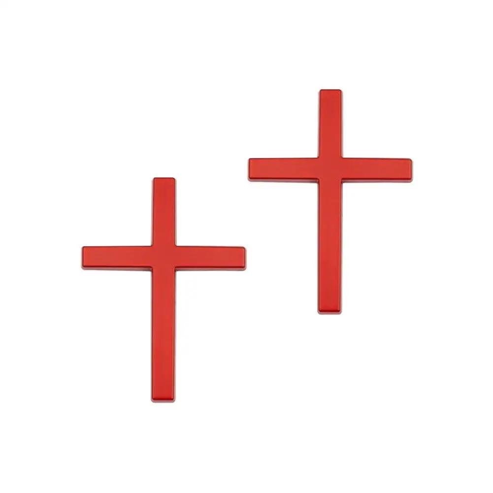 1Pcs Car Styling Car 3D Metal Sticker Christian Cross Auto Body Emblem Badge Decal Car Accessories For BWM V0Y7