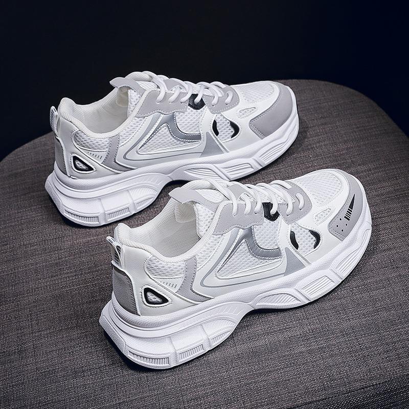 Sneakers Chunky da Donna Nuovi per la Primavera in Rete Traspirante Moda Casual Scarpe da Corsa con Plateau Comode, Scarpe da Donna
