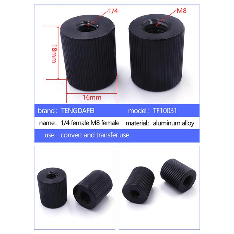 1Pc Camera Screw 1/4 To M4 M5 M6 M8 M10 3/8 Conversion Screw Tripod Connector