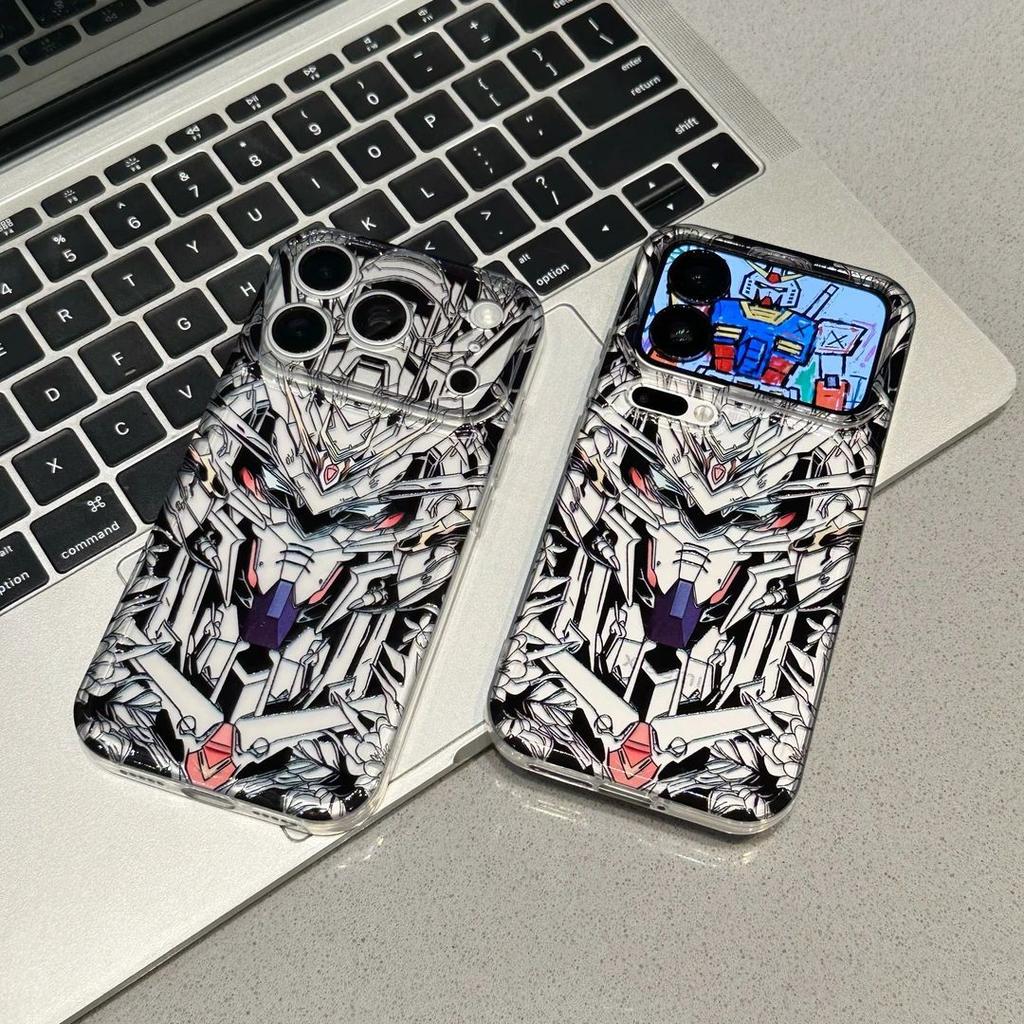 Anime Gundam Warrior Applicable iPhone 17 Space Phone Case Apple 16 Personality 15 Space Case 14 Soft 13 Sets