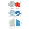 Human Face Sculpture Molds for Making Gypsum Ornaments Home Decorations DIY Craft, Statue Molds X3UC