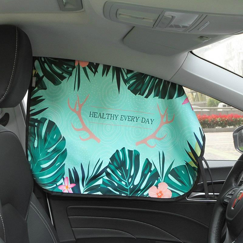 Magnetická clona do okna auta Sluneční clona Kreslená Univerzální Boční okno Sluneční clona UV ochrana pro Dítě Dítě Děti