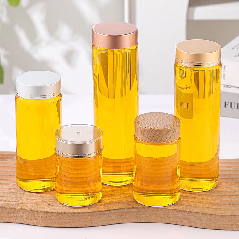 Special High Borosilicate Glass Honey Storage Bottle, Food Grade Kitchen Jar