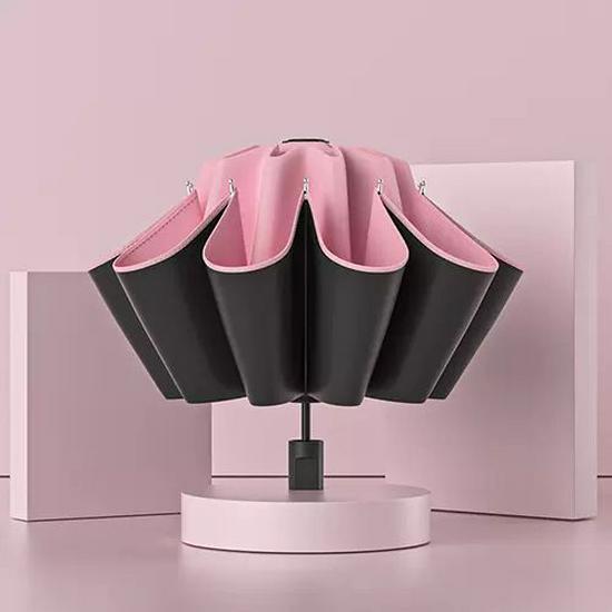 

Автоматический трехсложный зонт двойного назначения: Усиленный солнцезащитный козырек от дождя или солнца для мужчин и женщин.