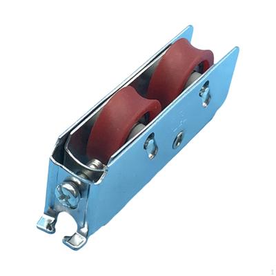 Kit di montaggio per rulli per porte scorrevoli, facile da installare, puleggia per balcone in alluminio