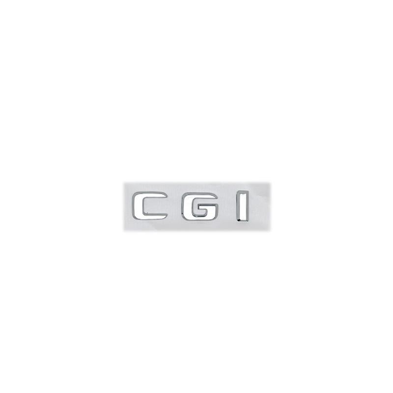 Mercedes Benz CDI CGI TDI 4Matic için Harfler Amblem Araba Stil Bagaj İsimliği Logo Etiketi Düz Yazı Tipi Gümüş Parlak Siyah