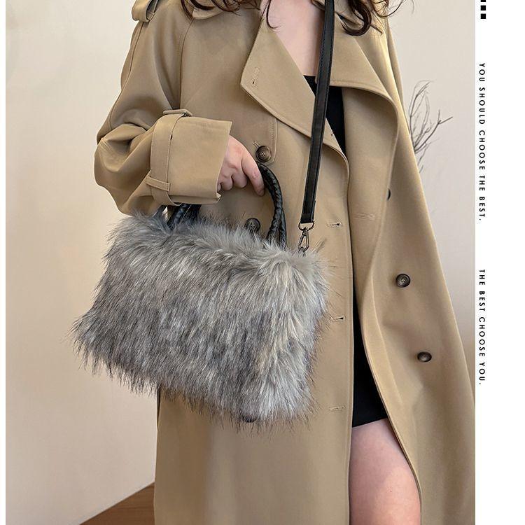 Trendy Plush Handbag - New Autumn/winter Collection - Shoulder Bag/crossbody Bag