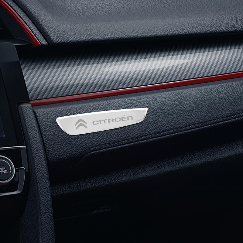 2 pezzi Adesivi decorativi in metallo per carrozzeria auto per Citroen C4 C3 C5 C1 C2 Berlingo C-Elysee C4-Picasso C4-Aircross Adesivi per auto