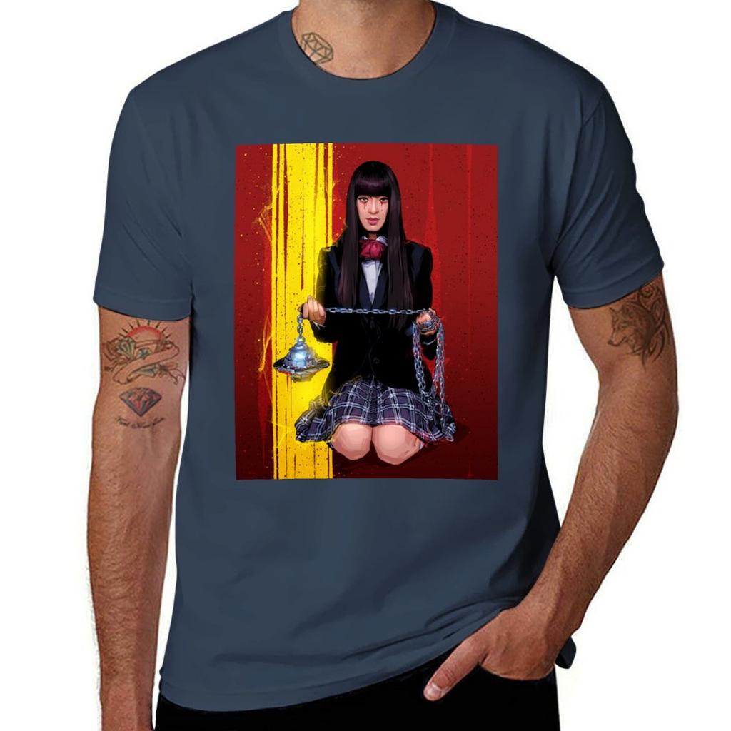 Gogo Yubari T-Shirt Lässig Locker Tägliches Tragen T-Shirt