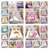 Bed Cover Set Home Textiles Unicorn Duvet Cover Set Girls Single Size Comforter Cover Suit Microfiber Bedroom Decor